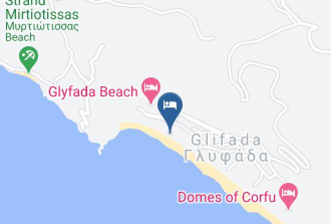 Kerkira - Menigos Resort Glyfada Beach Corfu Maps
