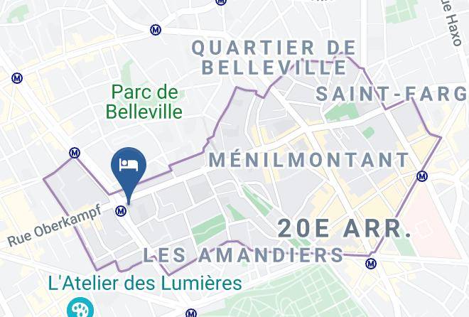 Paris - Menil Bon Temps Paris Menilmontant Maps