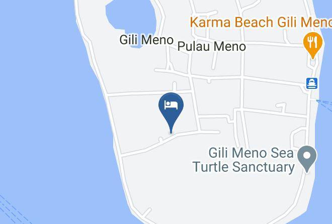 North Lombok Regency - Meno Dream Resort Maps