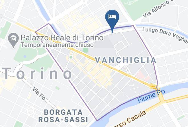 Turin - Mensa Universitaria Olimpia Maps