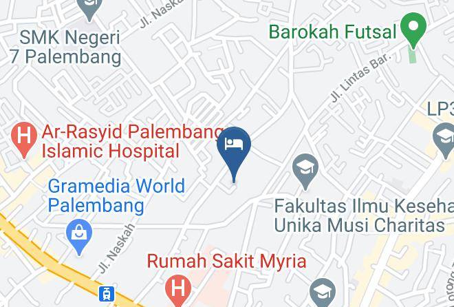 Palembang - Mentari Hotel Maps