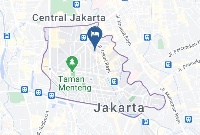 Central Jakarta - Menteng 1 Hotel Jakarta Maps