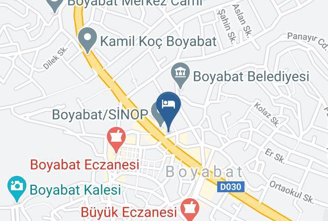 Boyabat - Mentes Otel Maps