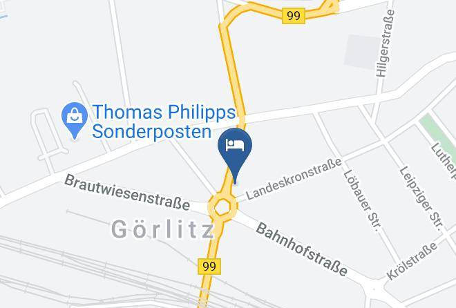 Gorlitz - Menzels Pension Drehscheibe Maps