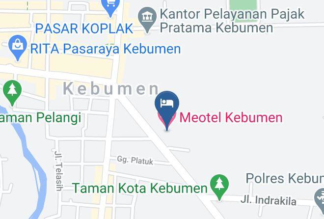 Kebumen Regency - Meotel Kebumen Maps
