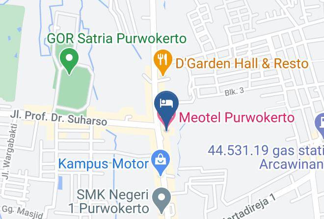 Banyumas Regency - Meotel Purwokerto Maps