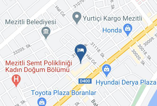 Mezitli - Merada Suite Hotel Maps