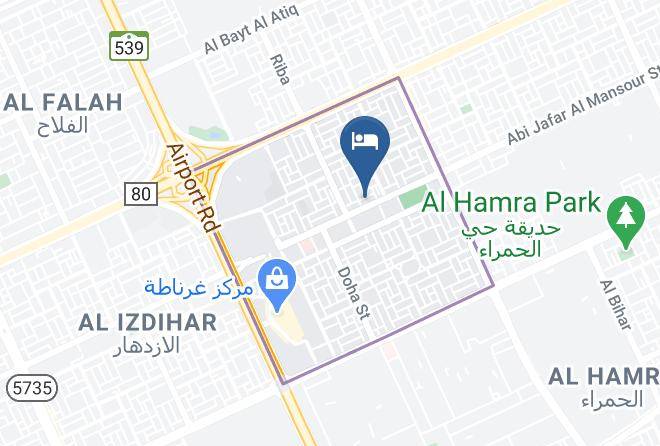 Meral Crown Hotel Map