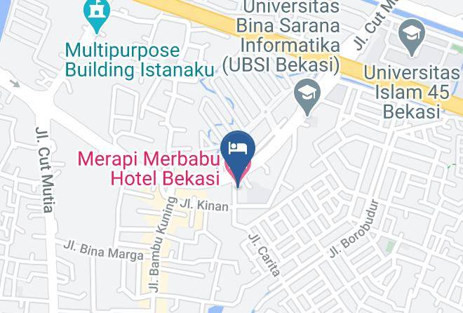Merapi Merbabu Hotel Bekasi Map