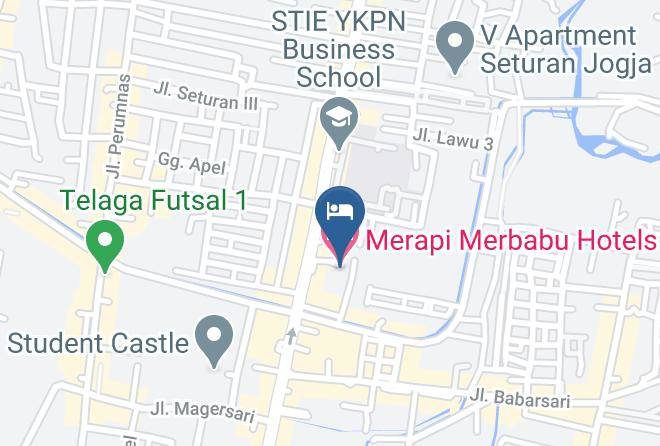 Sleman - Merapi Merbabu Hotels Maps