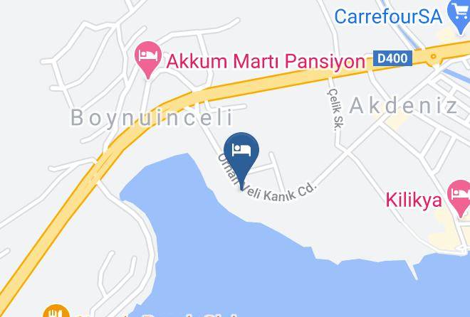 Mercan Koy Otel Restorant Map