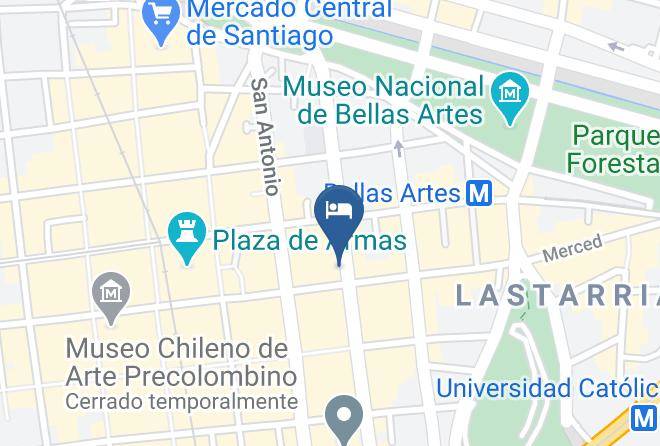 Merced Esquina Mac Iver 2 Map