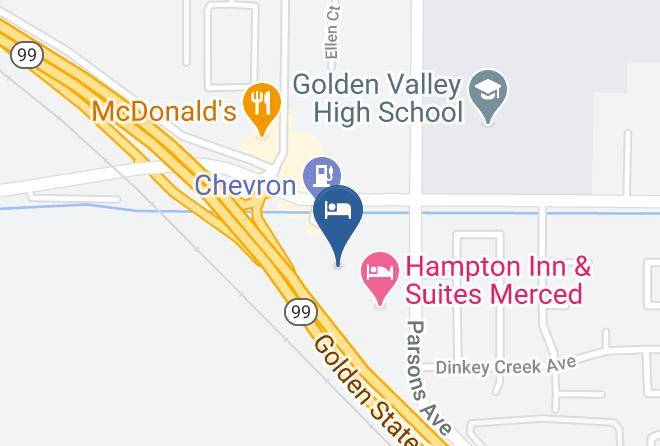Merced - Merced Inn And Suites Maps