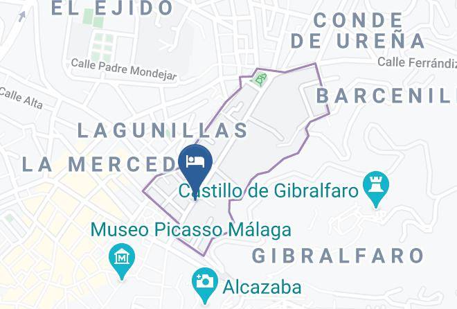 Malaga - Hotel Bro Maps