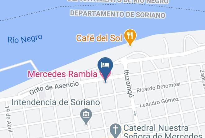 Mercedes - Mercedes Rambla Hotel Maps
