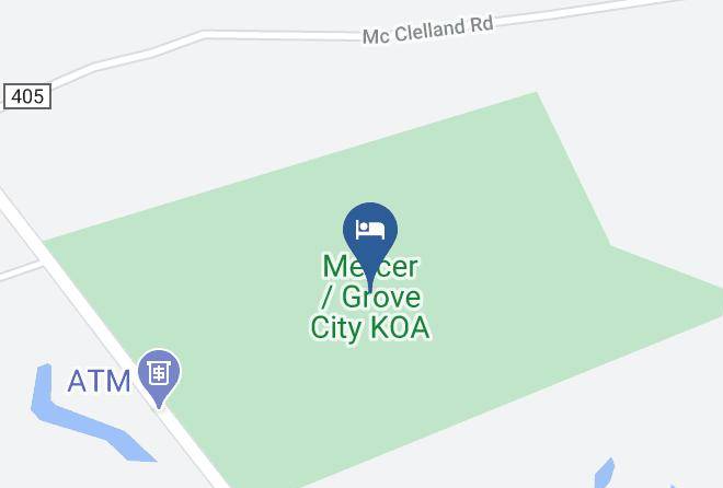 Mercer Grove City Koa Map
