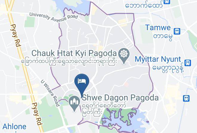 Yangon West - Merchant Art Hotel Maps