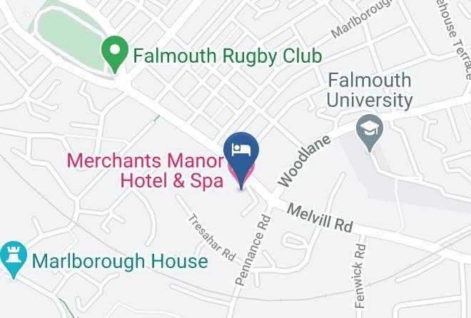 Cornwall - Merchants Manor Hotel & Spa Maps