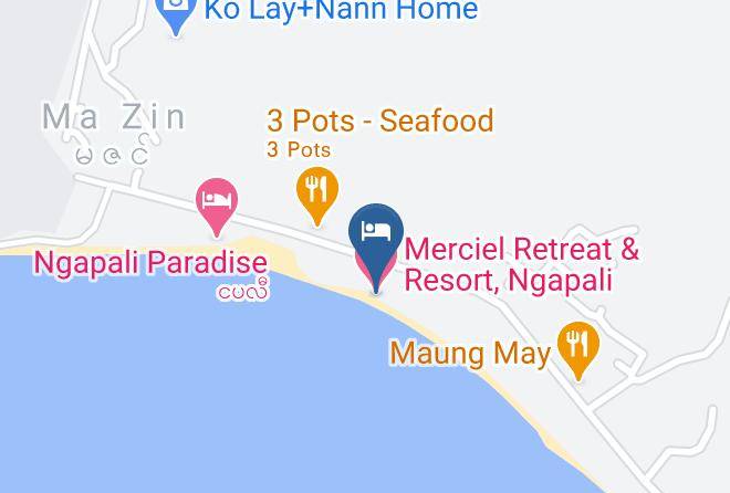 Thandwe - Merciel Retreat & Resort Ngapali Maps