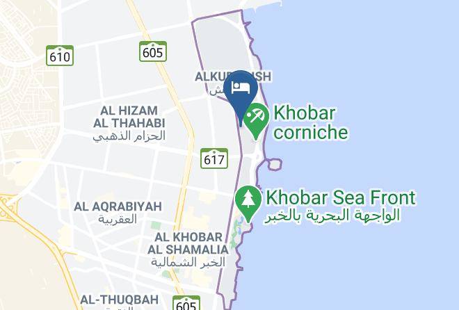 Al Khobar - Mercure Al Khobar Hotel Maps