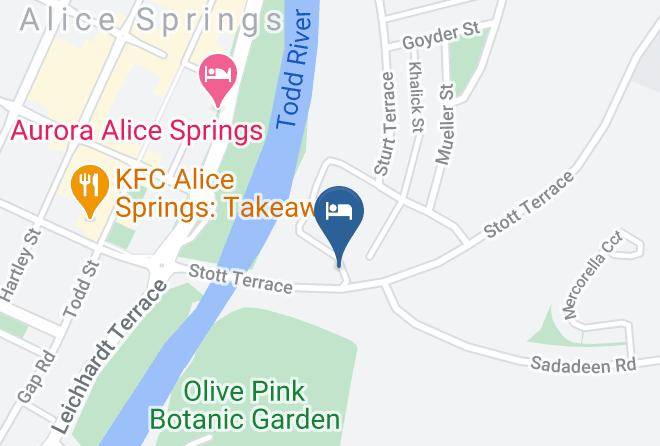 Mercure Alice Springs Resort Map