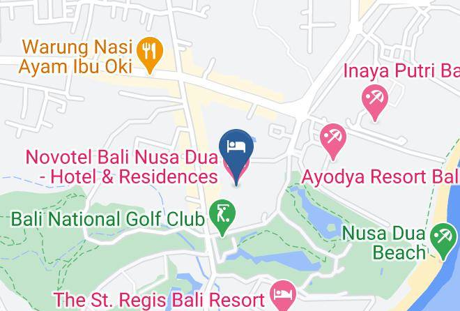 Badung Regency - Novotel Bali Nusa Dua Hotel & Residences Maps