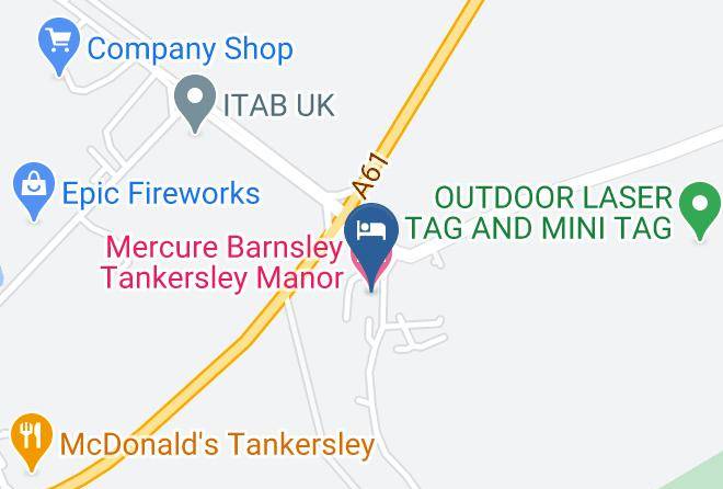 Barnsley - Mercure Barnsley Tankersley Manor Hotel Maps