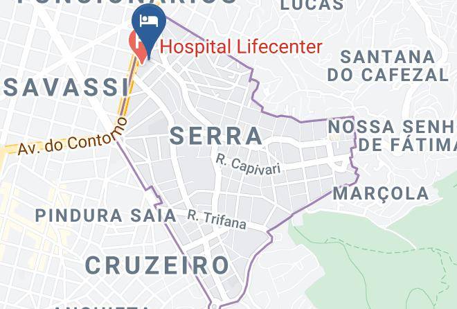Belo Horizonte - Mercure Belo Horizonte Savassi Hotel Maps