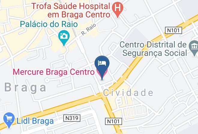 Sao Joao Do Souto - Mercure Braga Centro Hotel Maps