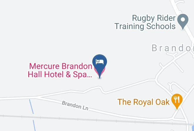 Warks - Mercure Brandon Hall Hotel & Spa Warwickshire Maps