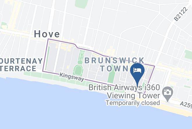 Brighton And Hove - Mercure Brighton Seafront Hotel Maps