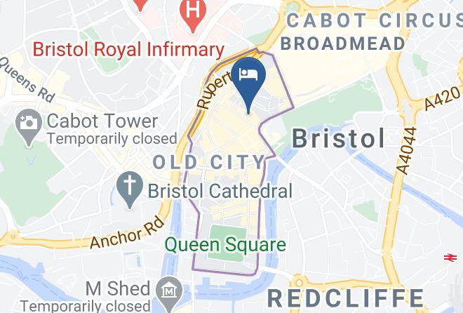 Bristol - Mercure Bristol Grand Hotel Maps