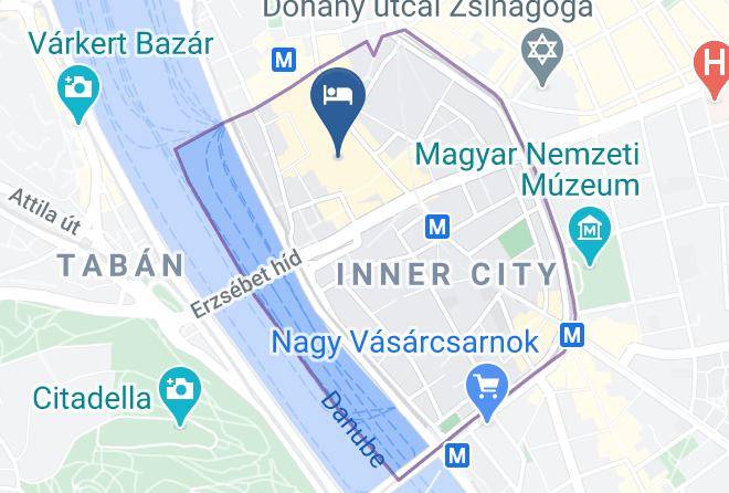 Budapest 5 Kerulet - Mercure Budapest City Center Hotel Maps