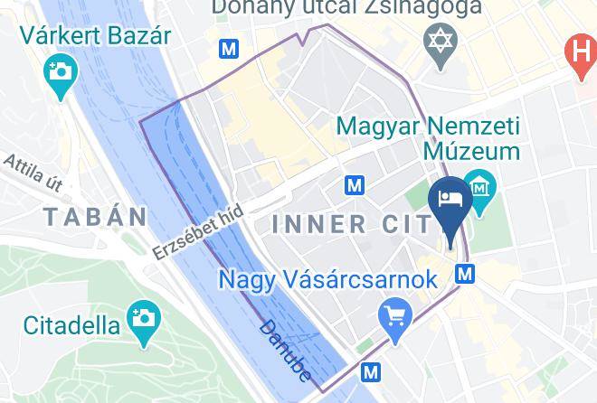 Mercure Budapest Korona Hotel Map