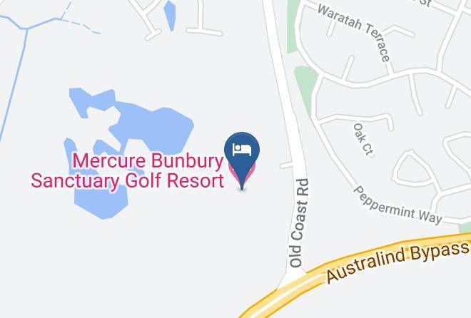 Bunbury - Mercure Bunbury Sanctuary Golf Resort Maps