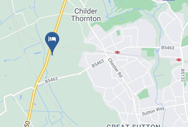 Cheshire - Woodhey House Hotel Maps