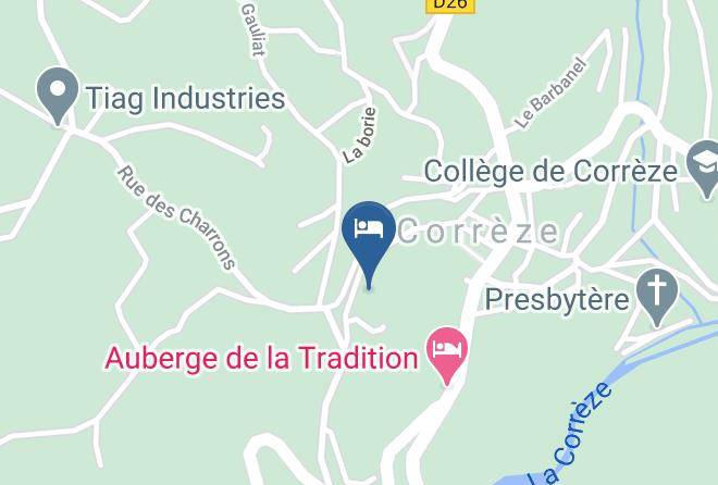 Correze - Le Prieure Correze Maps