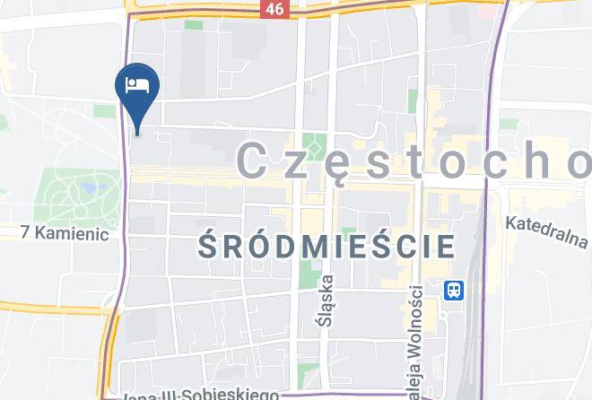 Czestochowa - Hotel Mercure Czestochowa Centrum Maps