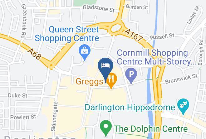 Darlington - Mercure Darlington Kings Hotel Maps