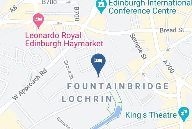 Edinburgh City - Mercure Edinburgh Haymarket Hotel Maps