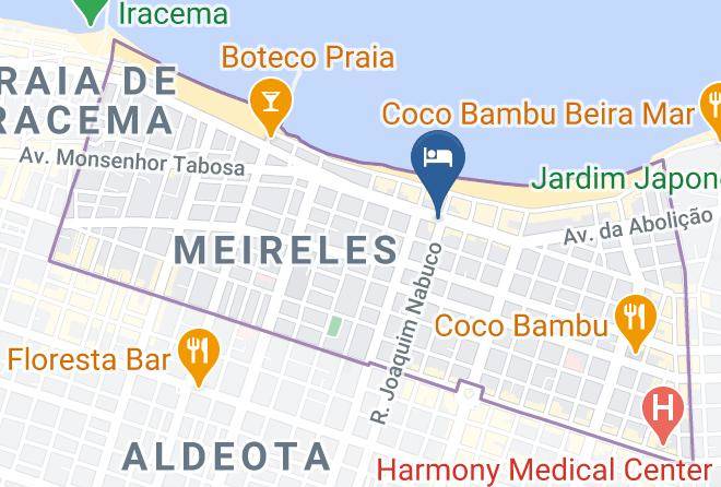 Mercure Fortaleza Meireles Hotel Map