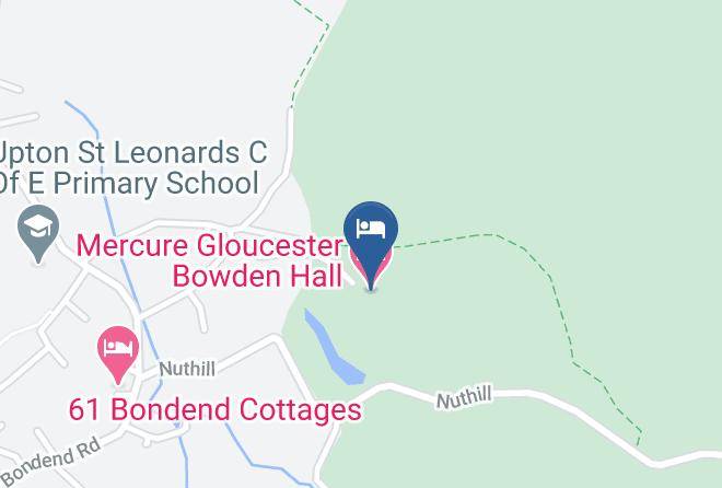 Glos - Mercure Gloucester Bowden Hall Hotel Maps