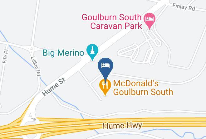 Goulburn Mulwaree - Mercure Goulburn Maps