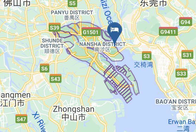 Guangzhou - Mercure Guangzhou Nansha Maps