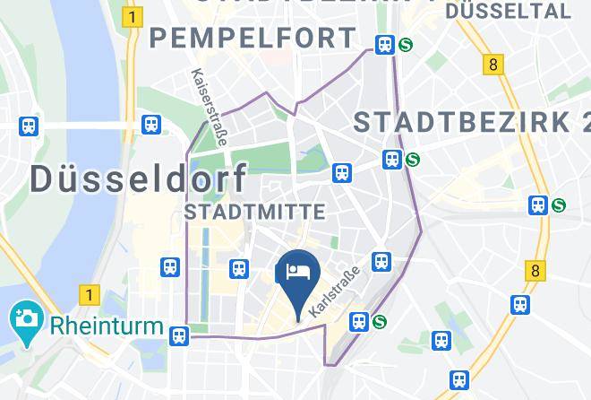 Dusseldorf - Mercure Hotel Duesseldorf City Center Maps
