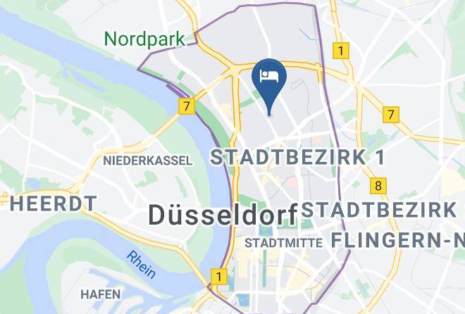 Dusseldorf - Mercure Hotel Duesseldorf Zentrum Maps