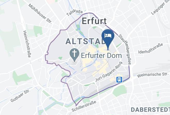 Mercure Hotel Erfurt Altstadt Map