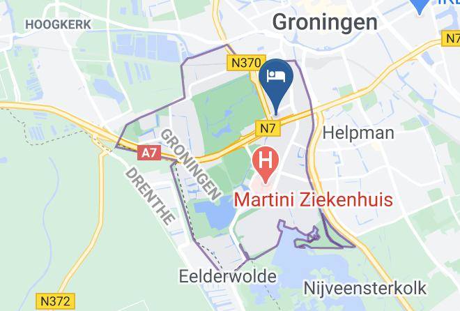 Groningen Oud Zuid - Mercure Hotel Groningen Martiniplaza Maps