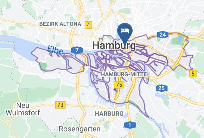 Stadt Hamburg - Mercure Hotel Hamburg City Maps