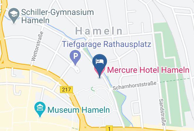 Hameln Pyrmont - Mercure Hotel Hameln Maps